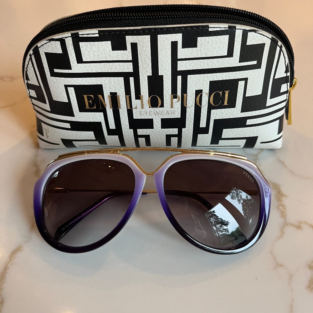 RARE purple ombre Emilio Pucci sunglasses